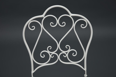 Кованый стул Secret De Maison Love Chair белый. Фото №4