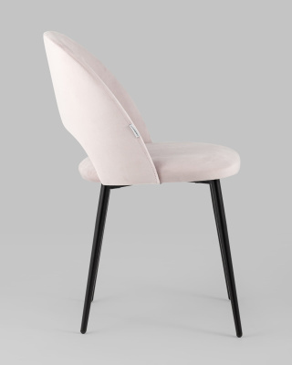 Стул Меган велюр светло-розовый. Фото