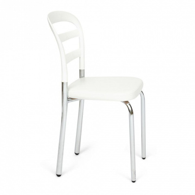 Стул Izmir (Mod.10) металл,,пластик,экокожа , 38*40*90, белый (поставляется только по 4 шт). Фото №2
