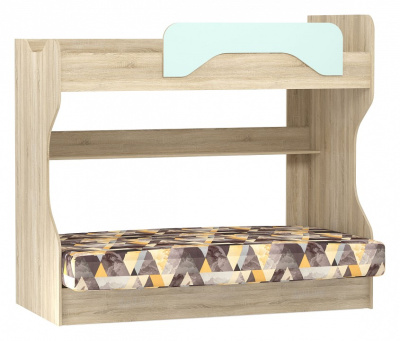 Кровать двухъярусная Акварель НМ 037.43 М2. Фото №2