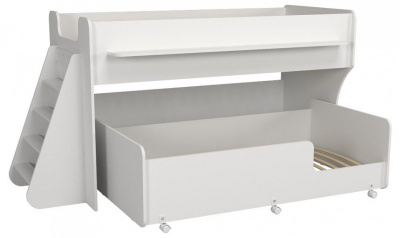 Кровать двухъярусная Р444, белый. Фото