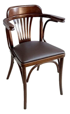 Полукресло Венера с мягкой подушкой (темный орех). Фото №2