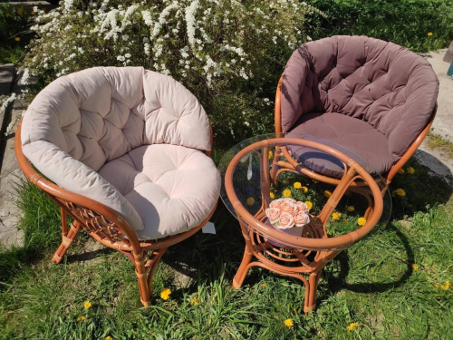 Подушка на кресло "Багама" авторская (однотонная). Фото №5