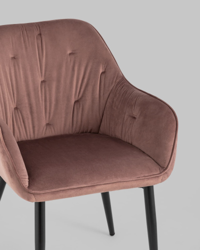 Стул Алекса велюр пыльно-розовый. Фото №9