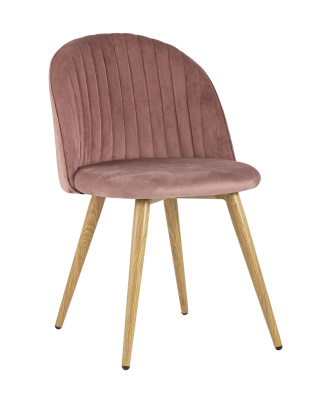 Стул Лион Страйпс велюр розовый фото Стул Лион Страйпс велюр розовый. Фото №2