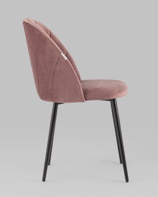 Стул Логан велюр пыльно-розовый. Фото №4
