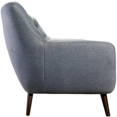 Стул барный Лион голубой велюр. Фото