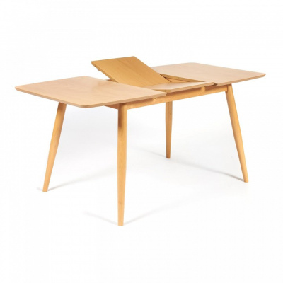 Стол раскладной Pavillion (Павильон) основание бук, столешница мдф, 80x120+40x75см, Натуральный. Фото №2