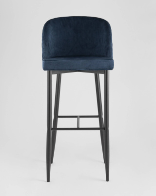 Стул барный Оскар велюр сине-зеленый. Фото №4