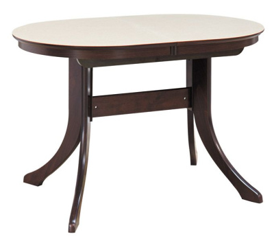 Стол  Марсель 120/80-КМ (овальный с иск.камнем). Фото №2