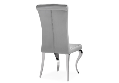 Стул на металлокаркасе Lund dark grey / steel. Фото №4