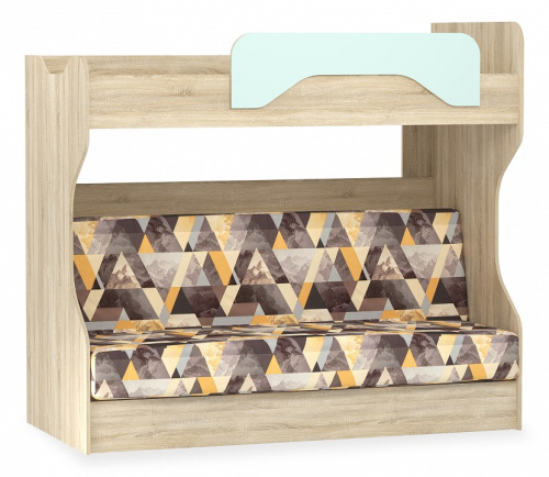 Кровать двухъярусная Акварель НМ 037.43 М2. Фото №1