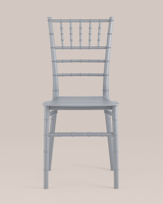 Стул Chiavari (Кьявари) пластик серебряный. Фото №5