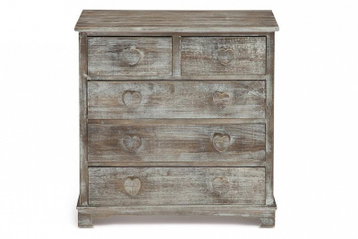 Комод с 5 ящиками  Secret De Maison AMOUR ( mod. HX16-004NS ) paulownia, мдф, 74x38x74см, Натуральный Антик фото Комод с 5 ящиками  Secret De Maison AMOUR ( mod. HX16-004NS ) paulownia, мдф, 74x38x74см, Натуральный Антик. Фото №2