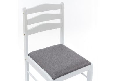 Стул деревянный Camel white / light grey. Фото