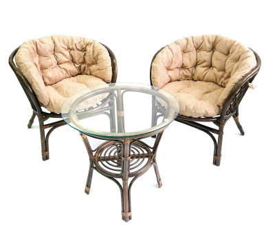 Комплект Багама Дуэт с бежевыми подушками. Фото