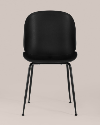 Стул Beetle пластик черный фото Стул Beetle пластик черный. Фото №5