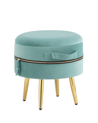 Пуф Тильда велюр мятный. Фото №2