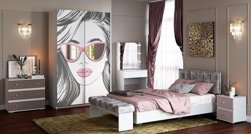 Шкаф-купе Мемори,белый. Фото №4