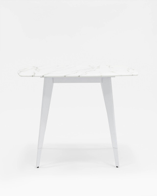 Стол обеденный Ричмонд 100*100 белый стеклянный. Фото №4