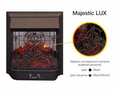 Электроочаг RealFlame Majestic Lux BL S. Фото №5