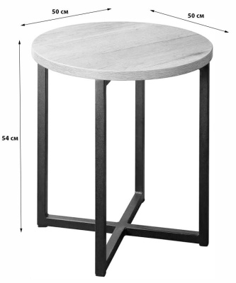 Стол журнальный Loft №3 Дуб Натур фото Стол журнальный Loft №3 Дуб Натур. Фото №3