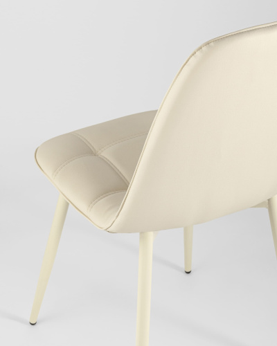 Стул Тейлор экокожа кремовый. Фото №8