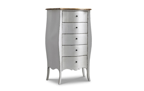 Комод вертикальный FL-7001 белый. Фото №4