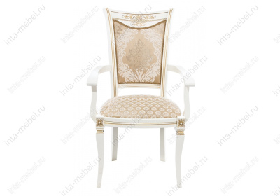 Стул деревянный Mariano молочное / патина фото Стул деревянный Mariano молочное / патина. Фото