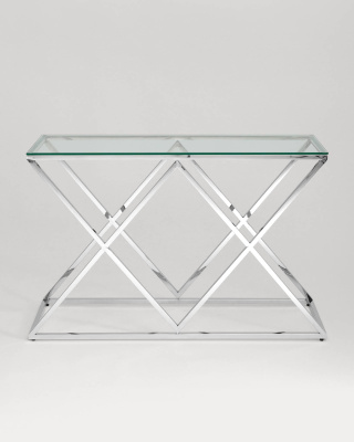 Консоль ИНСИГНИЯ 120*40 серебро. Фото