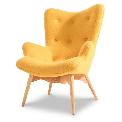 Кресло DC917 yellow-желтое. Фото №3