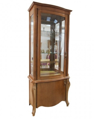Шкаф с витриной Луиза ММ-257-01. Фото