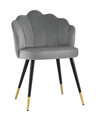 Стул Камилла велюр серый. Фото